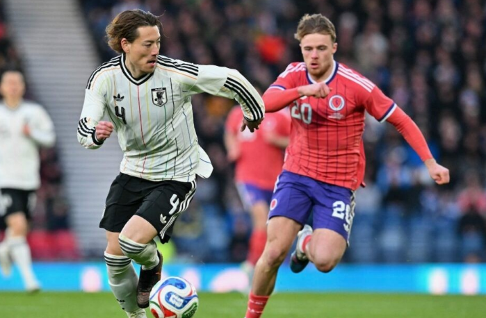 Gol Telat Ito Mempermalukan Skotlandia di Kandang Sendiri, Jepang Menang Tipis 1-0 di Hampden Park
